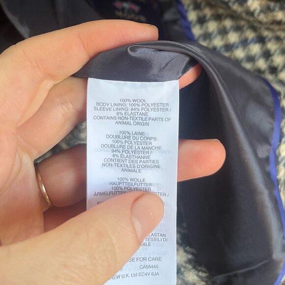 J. Crew Campbell Wool Tweed Blazer Sz 4 - Picture 7 of 7